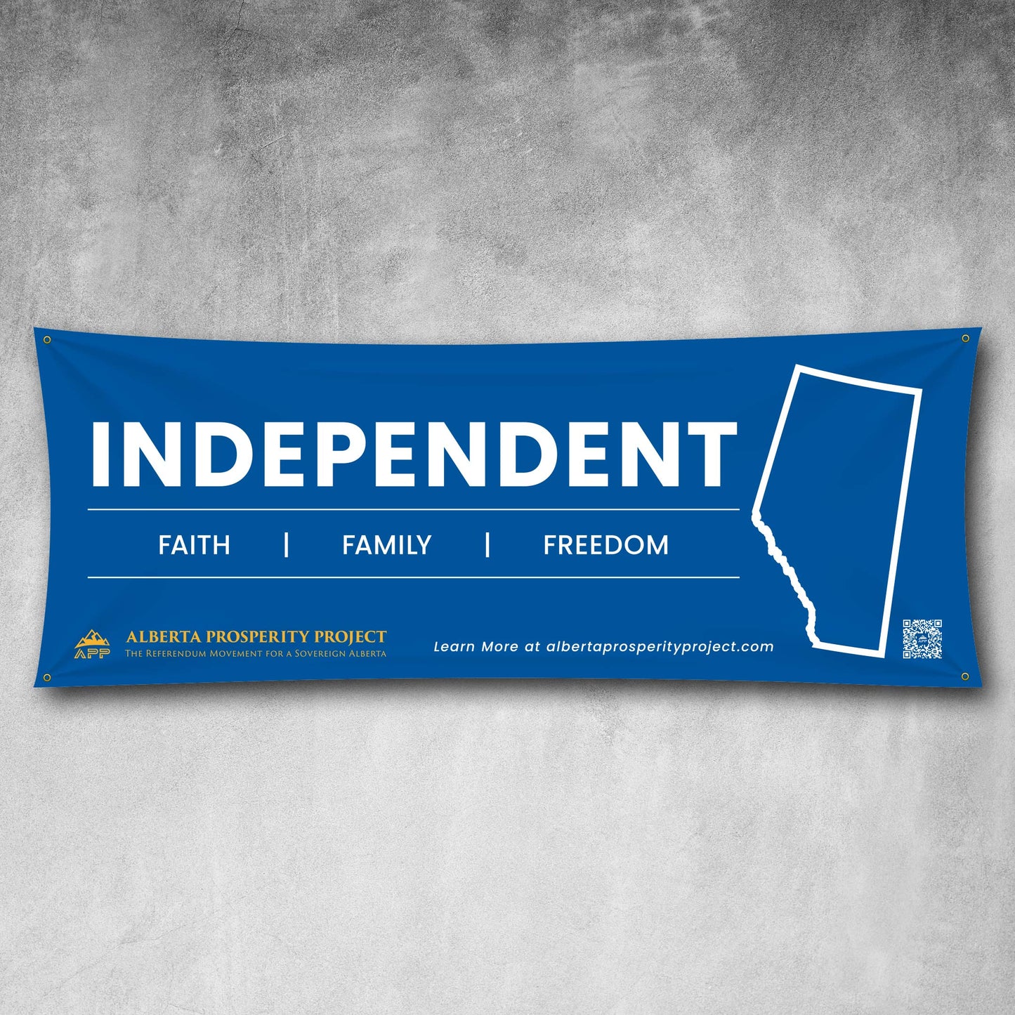 Banner 24" x 60" - Alberta Prosperity Project