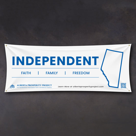 Banner 24" x 60" - Alberta Prosperity Project
