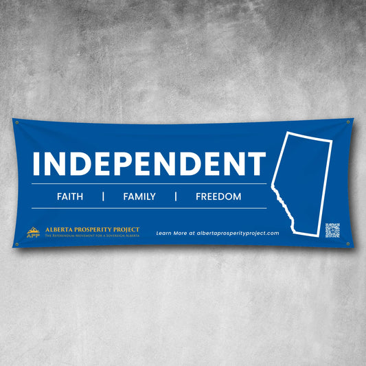 Banner 24" x 60" - Alberta Prosperity Project