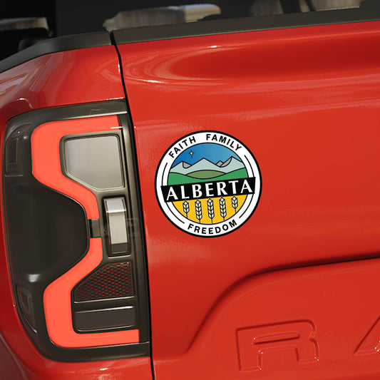 Alberta Crest 3Fs Decal (Copy)